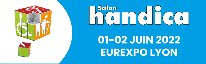 Salon HANDICA - Mercredi 01 | Jeudi 02 Juin 2022 - Lyon Eurexpo - Toutes les solutions pour plus d'autonomie - 21ème édition